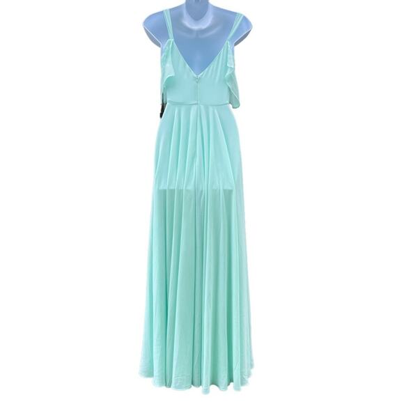 Lulu’s Romantic Fantasy Mint Green Maxi Dress NWT - Picture 5 of 7